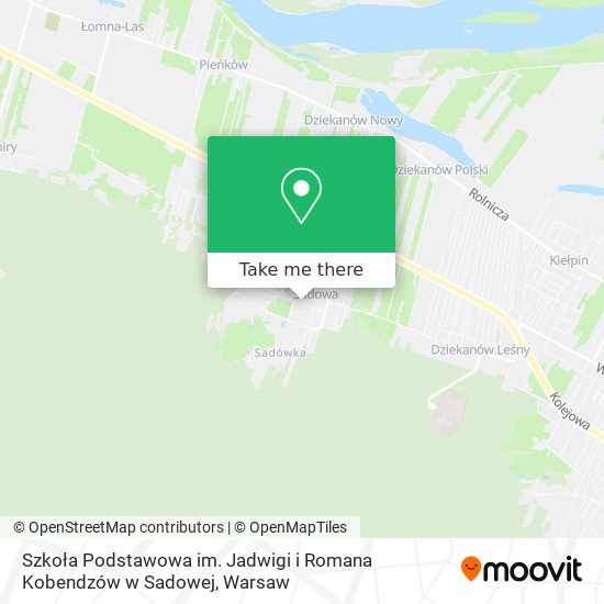 Szkoła Podstawowa im. Jadwigi i Romana Kobendzów w Sadowej map