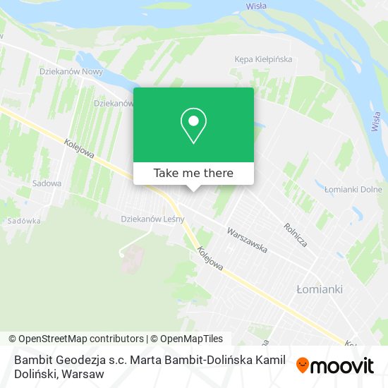 Bambit Geodezja s.c. Marta Bambit-Dolińska Kamil Doliński map