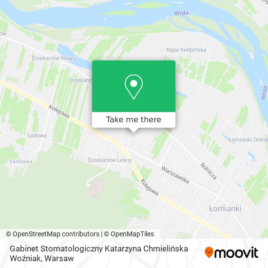 Gabinet Stomatologiczny Katarzyna Chmielińska Woźniak map