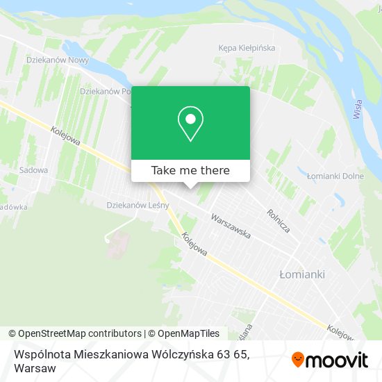 Wspólnota Mieszkaniowa Wólczyńska 63 65 map