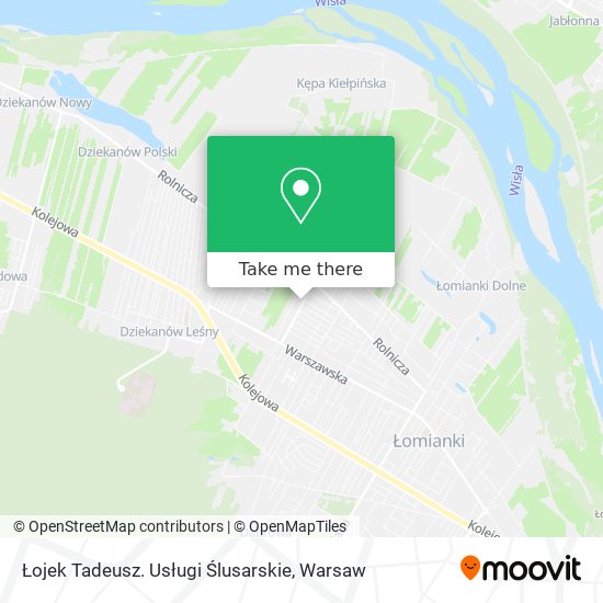 Łojek Tadeusz. Usługi Ślusarskie map