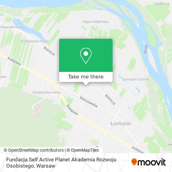 Fundacja Self Active Planet Akademia Rozwoju Osobistego map