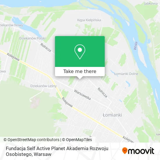 Карта Fundacja Self Active Planet Akademia Rozwoju Osobistego