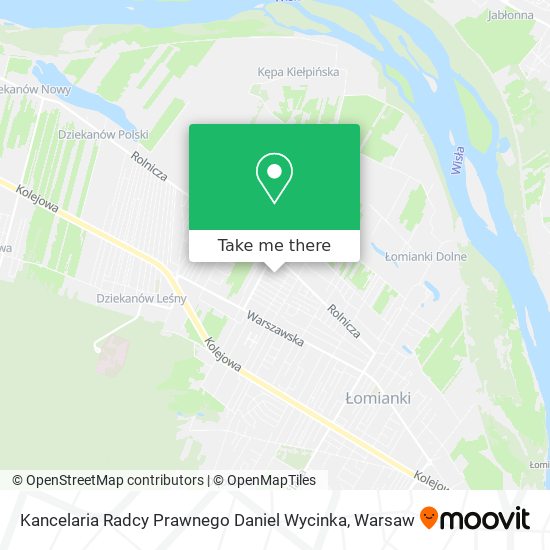 Kancelaria Radcy Prawnego Daniel Wycinka map