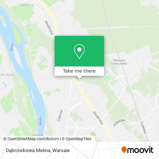 Dąbrówkowa Melina map