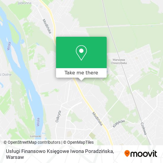 Usługi Finansowo Księgowe Iwona Poradzińska map