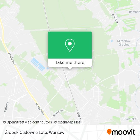 Żłobek Cudowne Lata map