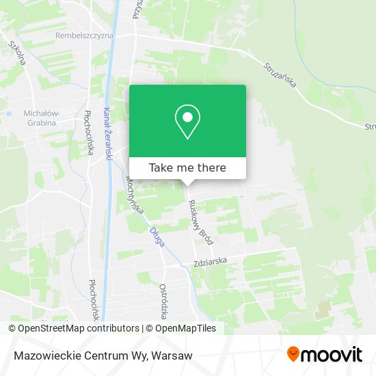 Mazowieckie Centrum Wy map