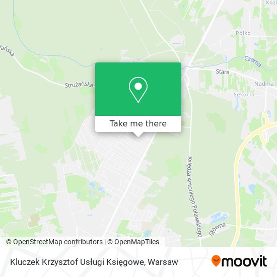 Kluczek Krzysztof Usługi Księgowe map