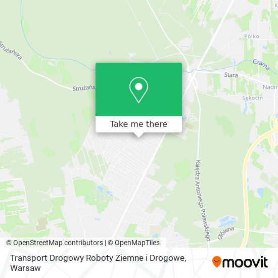 Transport Drogowy Roboty Ziemne i Drogowe map