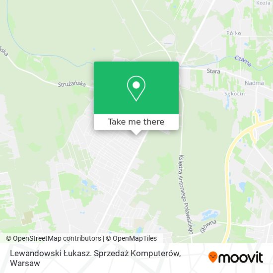 Lewandowski Łukasz. Sprzedaż Komputerów map