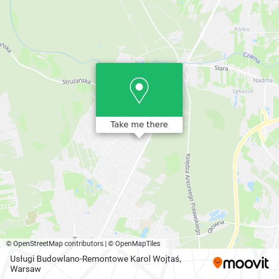 Usługi Budowlano-Remontowe Karol Wojtaś map