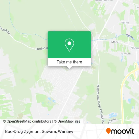 Bud-Drog Zygmunt Suwara map