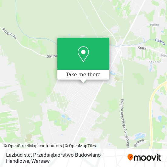 Lazbud s.c. Przedsiębiorstwo Budowlano - Handlowe map