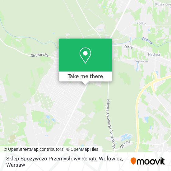 Sklep Spożywczo Przemysłowy Renata Wołowicz map