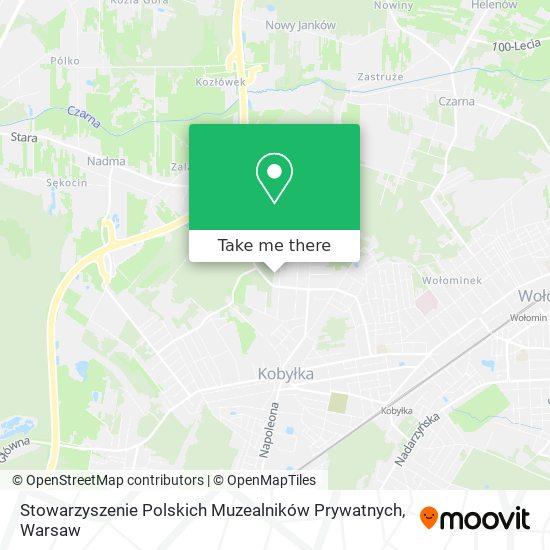 Карта Stowarzyszenie Polskich Muzealników Prywatnych