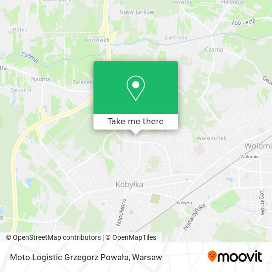 Moto Logistic Grzegorz Powała map