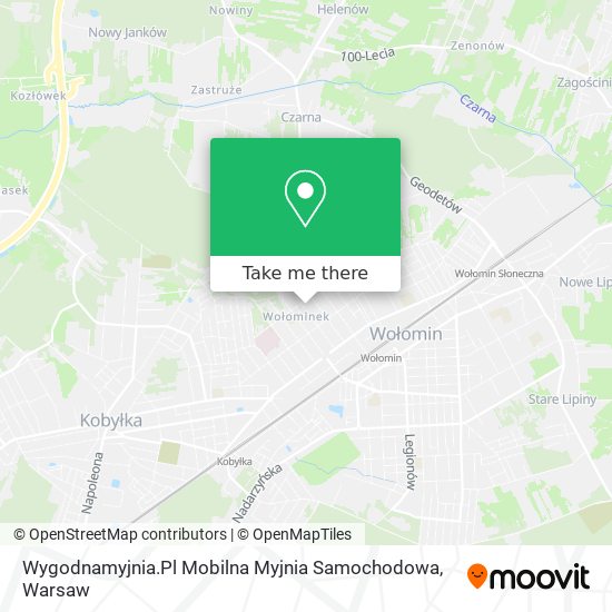 Wygodnamyjnia.Pl Mobilna Myjnia Samochodowa map