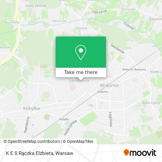 K E S Rączka Elżbieta map