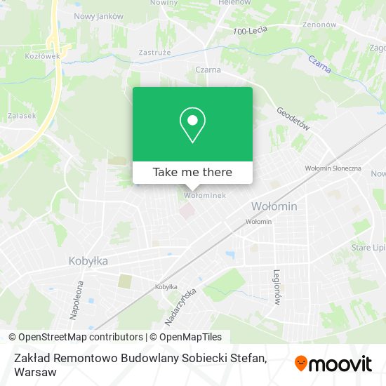 Zakład Remontowo Budowlany Sobiecki Stefan map