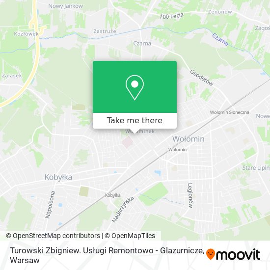 Turowski Zbigniew. Usługi Remontowo - Glazurnicze map