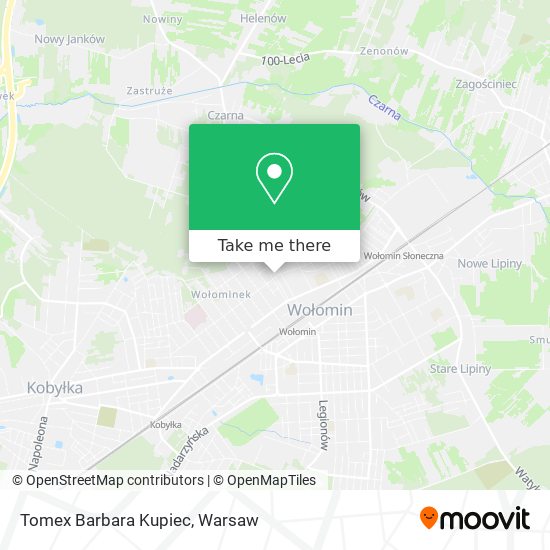 Tomex Barbara Kupiec map