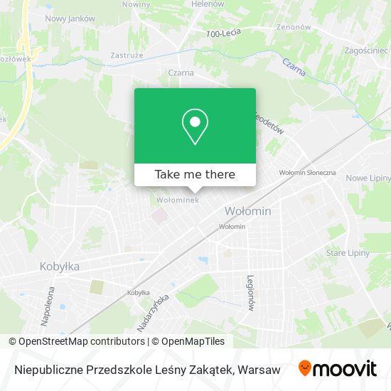 Niepubliczne Przedszkole Leśny Zakątek map