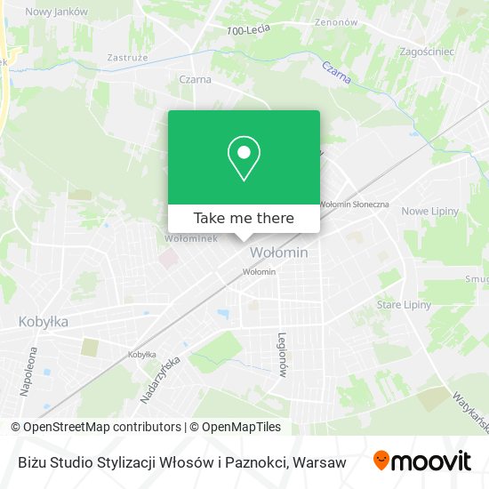 Biżu Studio Stylizacji Włosów i Paznokci map