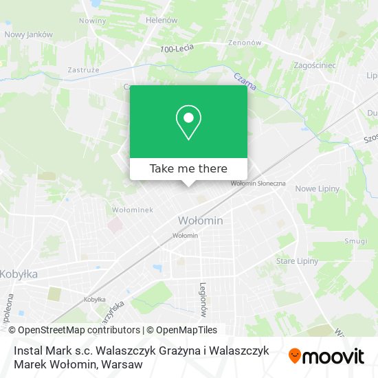 Instal Mark s.c. Walaszczyk Grażyna i Walaszczyk Marek Wołomin map