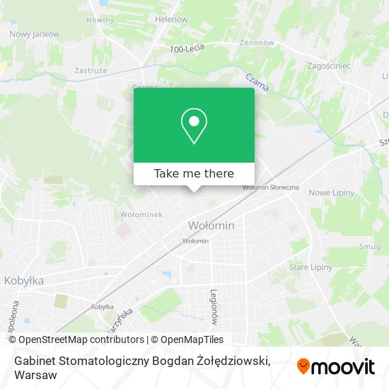 Gabinet Stomatologiczny Bogdan Żołędziowski map