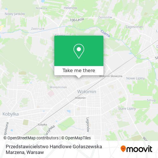 Przedstawicielstwo Handlowe Gołaszewska Marzena map