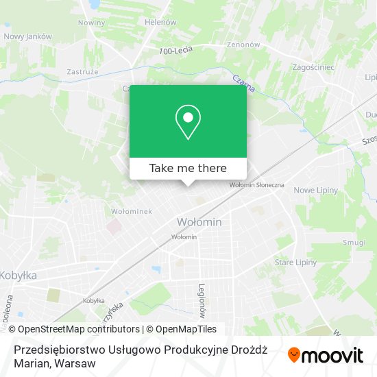 Przedsiębiorstwo Usługowo Produkcyjne Drożdż Marian map