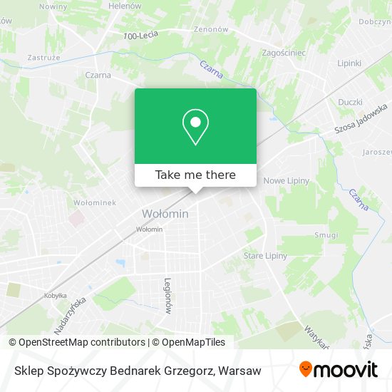 Sklep Spożywczy Bednarek Grzegorz map