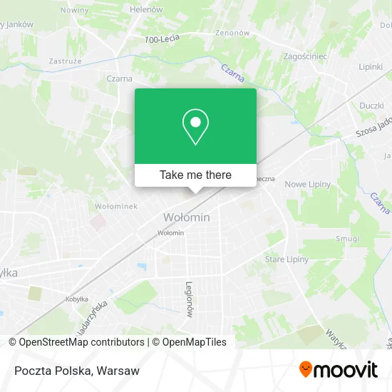 Poczta Polska map