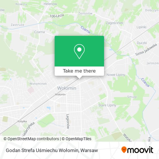 Godan Strefa Uśmiechu Wołomin map