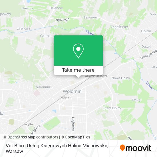 Vat Biuro Usług Księgowych Halina Mianowska map