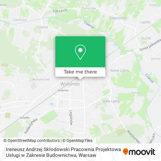 Ireneusz Andrzej Skłodowski Pracownia Projektowa Usługi w Zakresie Budownictwa map