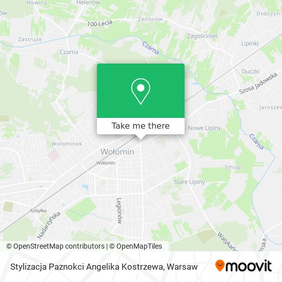 Stylizacja Paznokci Angelika Kostrzewa map