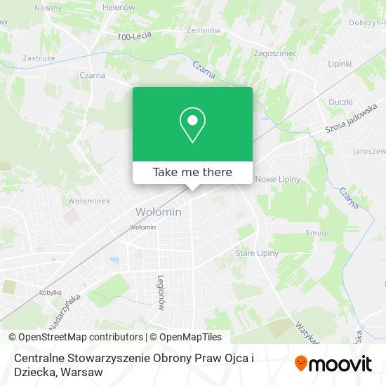 Centralne Stowarzyszenie Obrony Praw Ojca i Dziecka map