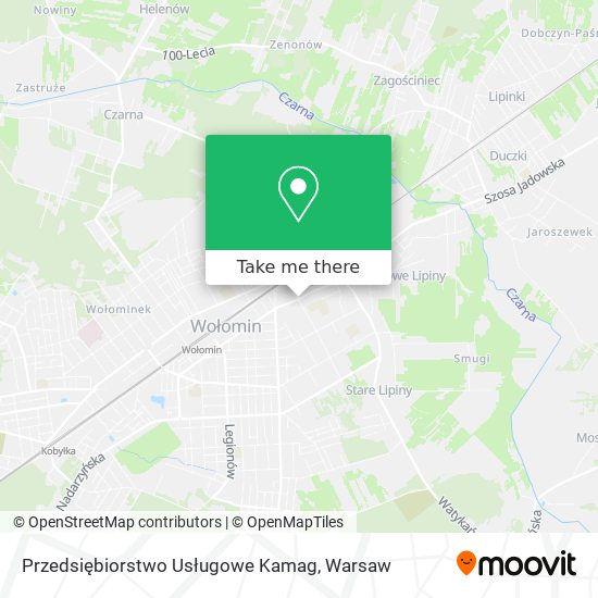 Przedsiębiorstwo Usługowe Kamag map