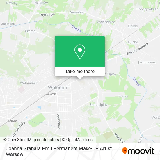 Карта Joanna Grabara Pmu Permanent Make-UP Artist