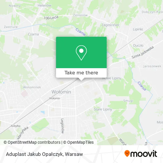 Aduplast Jakub Opałczyk map