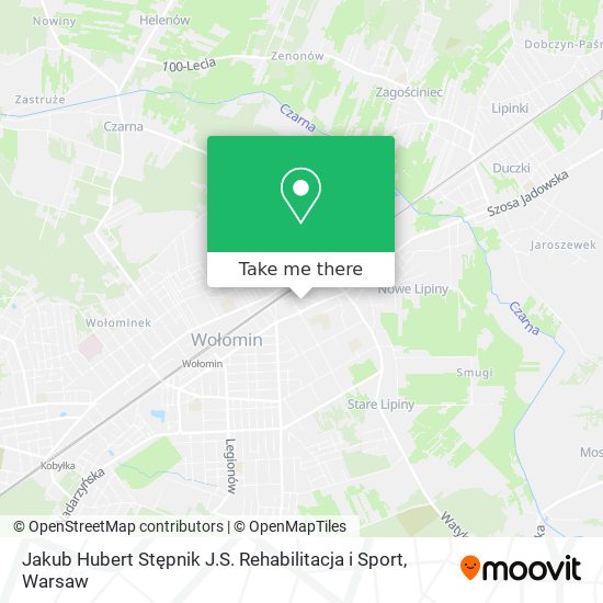 Jakub Hubert Stępnik J.S. Rehabilitacja i Sport map