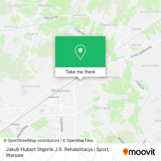 Jakub Hubert Stępnik J.S. Rehabilitacja i Sport map