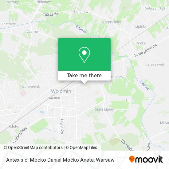 Antex s.c. Moćko Daniel Moćko Aneta map