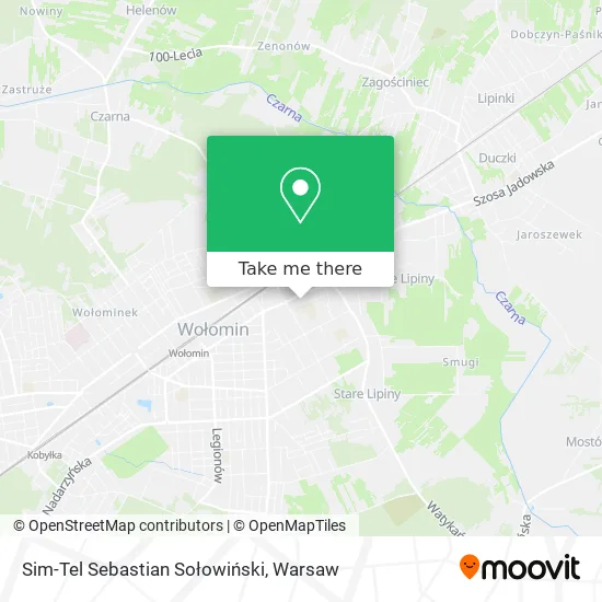 Sim-Tel Sebastian Sołowiński map