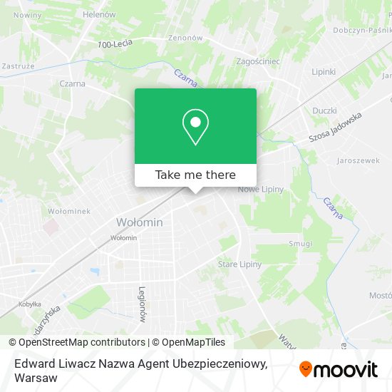 Edward Liwacz Nazwa Agent Ubezpieczeniowy map