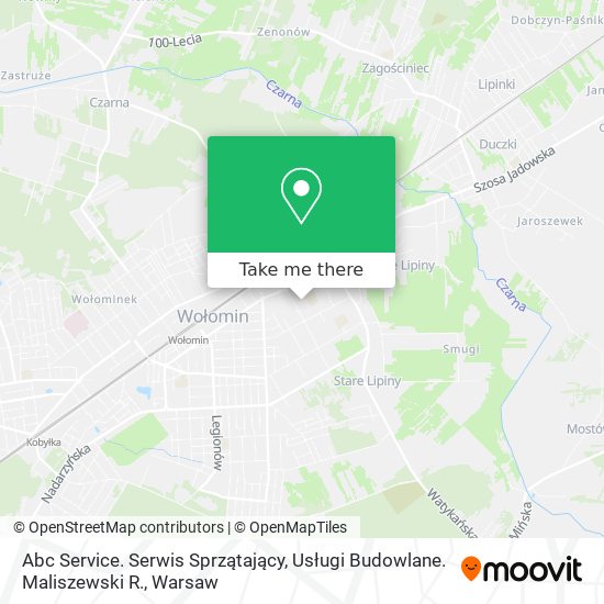 Abc Service. Serwis Sprzątający, Usługi Budowlane. Maliszewski R. map
