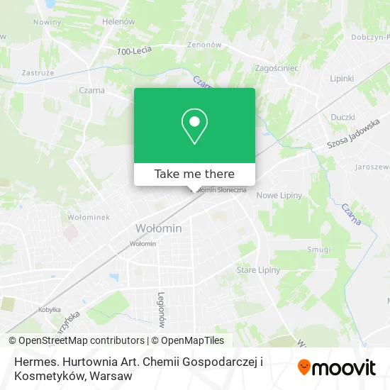 Hermes. Hurtownia Art. Chemii Gospodarczej i Kosmetyków map