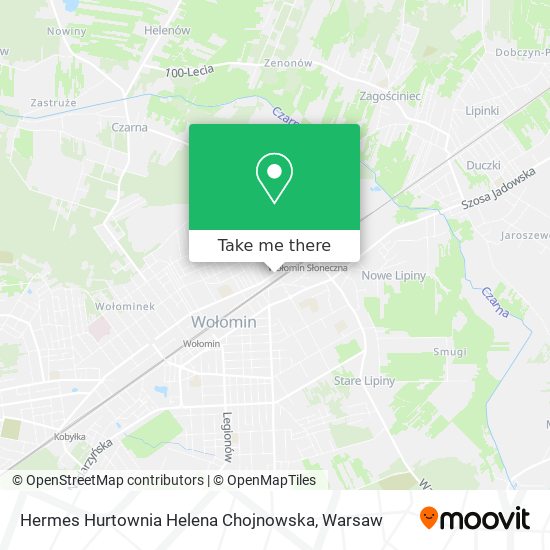 Hermes Hurtownia Helena Chojnowska map